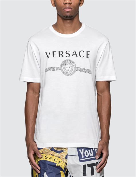 versace t-shirt men's white|Versace tee shirts for men.